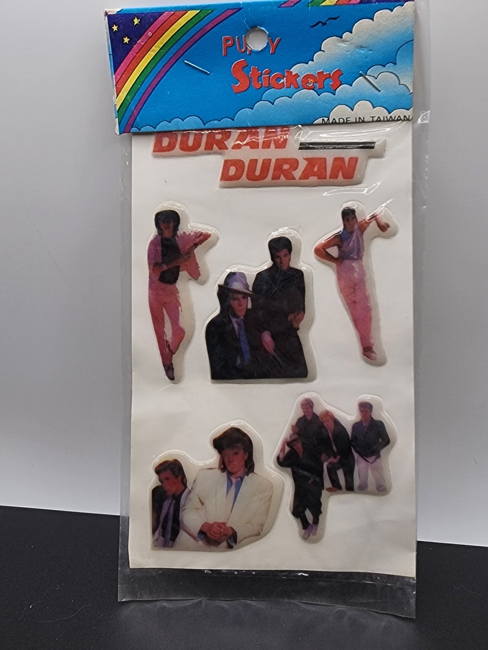 Duran Duran Puffy Sticker Sheet - Band Member Cutouts
